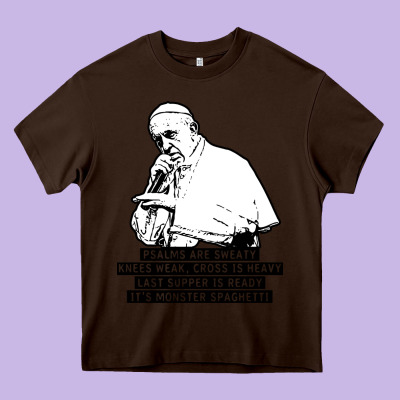 Pope Mc Heavy Core Tee Designed By Artisfamous
