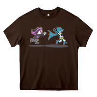 Chocolate Brown ozzy loves bats Heavy Core Tee - artisFamous