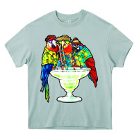 Arona parrots drinking margarita hawaiian Heavy Core Tee - artisFamous