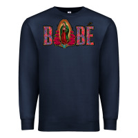 Navy Bebe Our Lady Of Guadalupe Premium Sweatshirt - Jasminsmagicworld