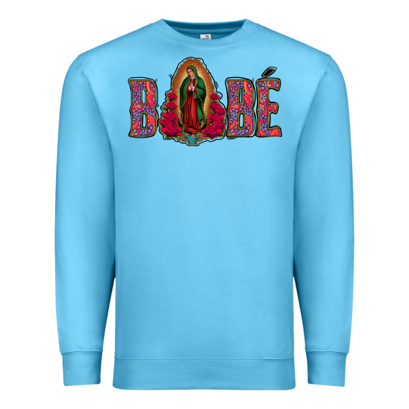 Bebe Our Lady Of Guadalupe Premium Sweatshirt by Jasminsmagicworld | Teevron