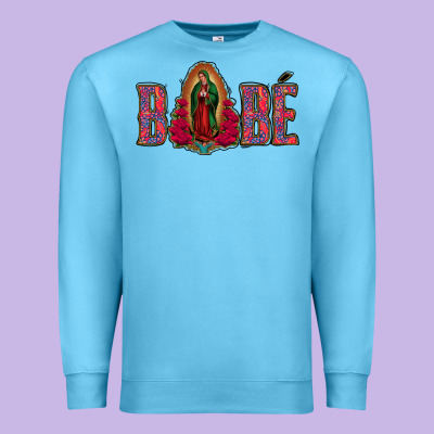 Bebe Our Lady Of Guadalupe Premium Sweatshirt Designed By Jasminsmagicworld