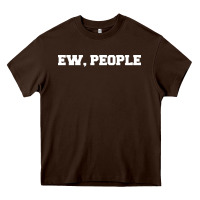 Chocolate Brown Ew people Heavy Core Tee - artisFamous