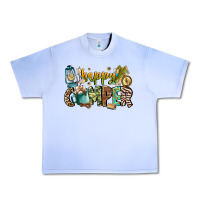 Grape Ice happy camper Urban Heavy Tee - CowhideDigitalArt