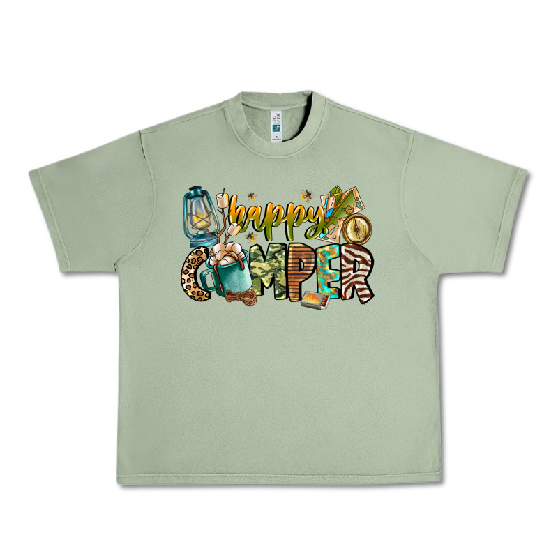 Happy Camper Urban Heavy Tee by CowhideDigitalArt | Teevron