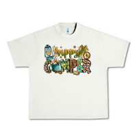 Pistachio happy camper Urban Heavy Tee - CowhideDigitalArt