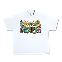 White happy camper Urban Heavy Tee - CowhideDigitalArt
