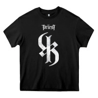 Black popart kk downing kk priest Heavy Core Tee - artisFamous
