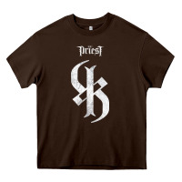 Chocolate Brown popart kk downing kk priest Heavy Core Tee - artisFamous