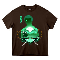 Chocolate Brown Zoro Heavy Core Tee - artisFamous