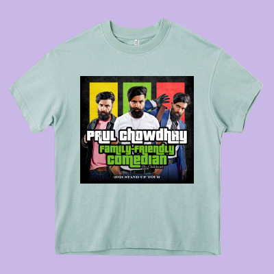 Friendly Comedian Paul Chowdhry Stand Up Heavy Core Tee Designed By Artisfamous