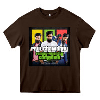 Chocolate Brown friendly comedian paul chowdhry stand up Heavy Core Tee - artisFamous