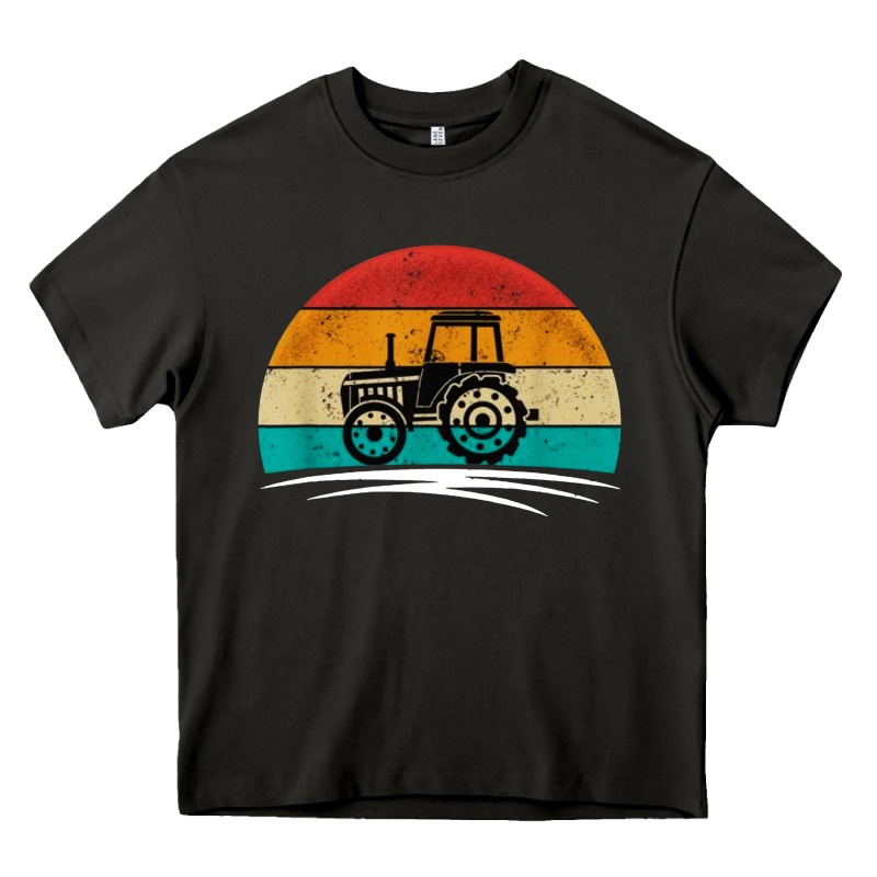 Vintage Tractor Heavy Core Tee by artisFamous | Teevron