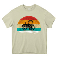 Mossy vintage tractor Heavy Core Tee - artisFamous