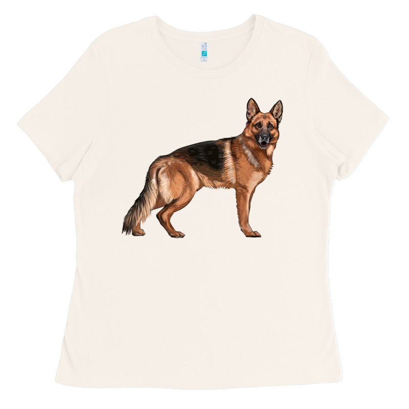 German Shepherd Dog Illustrations Ladies Tee by LillyAllenDesigns | Teevron