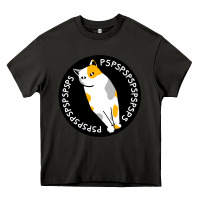 Asphalt calico cat Heavy Core Tee - artisFamous