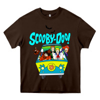 Chocolate Brown scooby doo Heavy Core Tee - artisFamous
