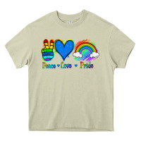 Mossy Peace Love Pride Heavy Core Tee - Jasminsmagicworld