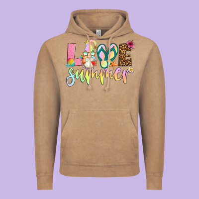 Love Summer With Gnome Vintage Hoodie Designed By Artiststas