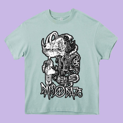 Days N Daze Heavy Core Tee Designed By Artisfamous