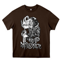 Chocolate Brown days n daze Heavy Core Tee - artisFamous