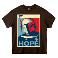 Chocolate Brown boba fett for president Heavy Core Tee - artisFamous