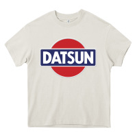 Cream New Japanese Datsun Fanatics Heavy Core Tee - artisFamous