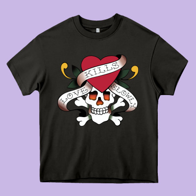 Funny Ed Hardy Sarcasme Saying New Heavy Core Tee Designed By Artisfamous