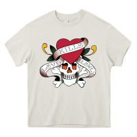 Cream Funny Ed Hardy Sarcasme Saying New Heavy Core Tee - artisFamous