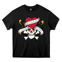 Black Funny Ed Hardy Sarcasme Saying New Heavy Core Tee - artisFamous