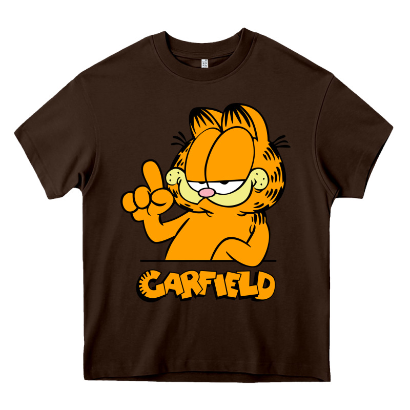 Funny Garfild New Vector Design Heavy Core Tee by artisFamous | Teevron
