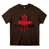 Chocolate Brown The Blame Canada New Heavy Core Tee - artisFamous
