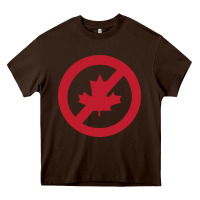 Chocolate Brown The Blame canada Heavy Core Tee - artisFamous