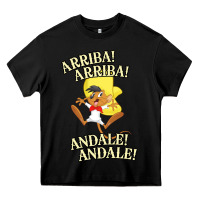 Black Funny Speedy Arriba arriba New Heavy Core Tee - artisFamous