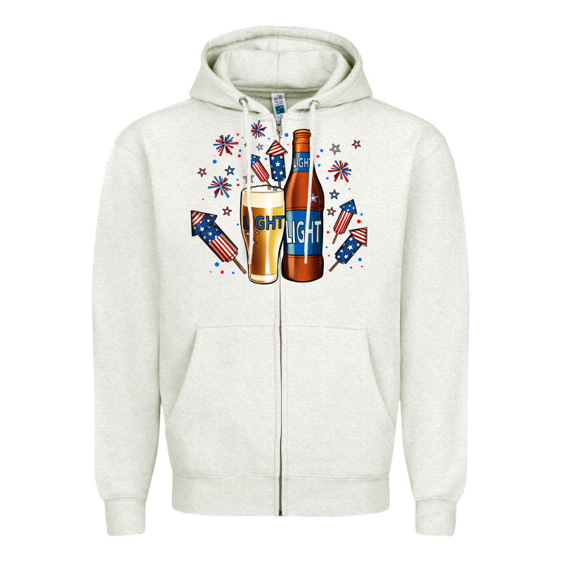 Just Here For The Light No Background Zipper Hoodie by Jasminsmagicworld | Teevron