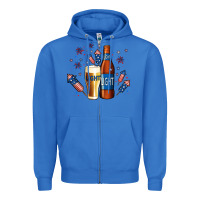 True Royal just here for the light no background Zipper Hoodie - Jasminsmagicworld
