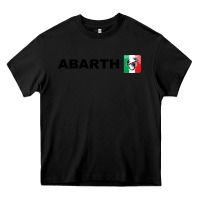 Black abarth italy merch Heavy Core Tee - artisFamous
