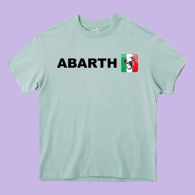 Abarth Italy Merch Heavy Core Tee Designed By Artisfamous