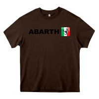 Chocolate Brown abarth italy merch Heavy Core Tee - artisFamous