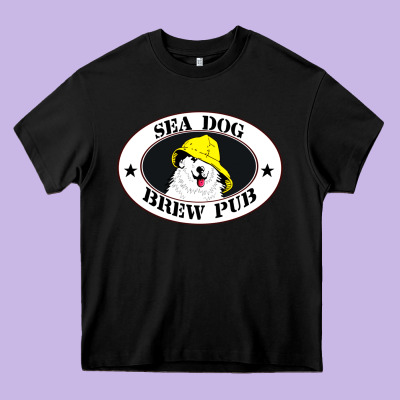 Sea Dog Brew Pub Heavy Core Tee Designed By Artisfamous