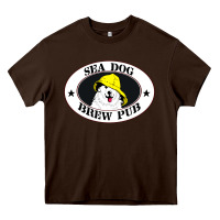Chocolate Brown sea dog brew pub Heavy Core Tee - artisFamous