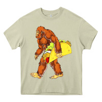 Mossy bigfoot carrying taco Heavy Core Tee - artisFamous