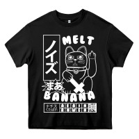 Black melt banana classic Heavy Core Tee - artisFamous