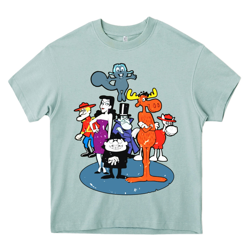 Rocky & Bullwinkle And Friends Heavy Core Tee by artisFamous | Teevron