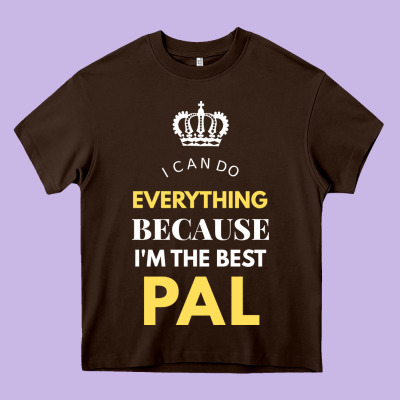 I'm The Best Pal Heavy Core Tee Designed By Artisfamous