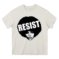 Cream angela davis speaking Heavy Core Tee - artisFamous