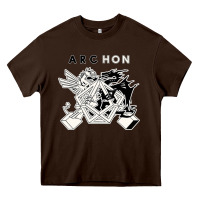 Chocolate Brown archon game Heavy Core Tee - artisFamous
