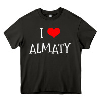 Asphalt i love almaty city Heavy Core Tee - artisFamous