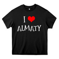 I Love Almaty City Heavy Core Tee | Teevron