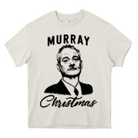 Cream murray christmas Heavy Core Tee - artisFamous